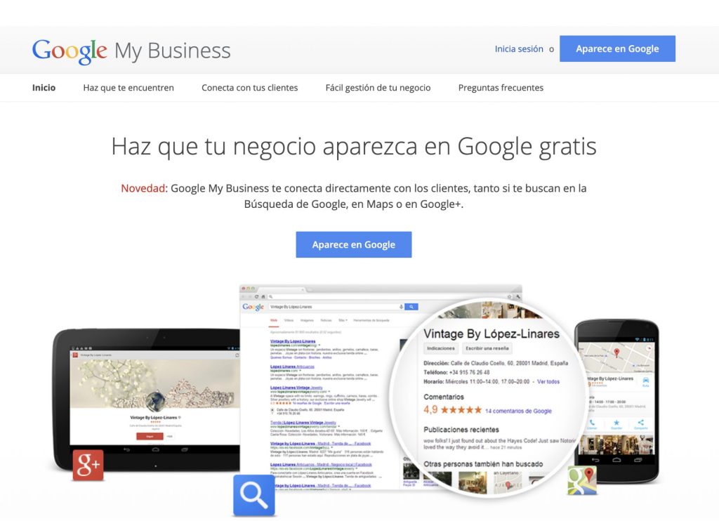 Cambios en Google My Business