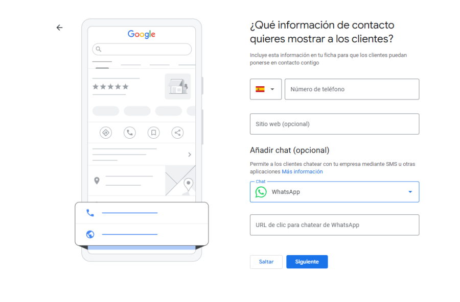 Verificar el perfil de empresa en Google por SMS, whatsapp y Llamada