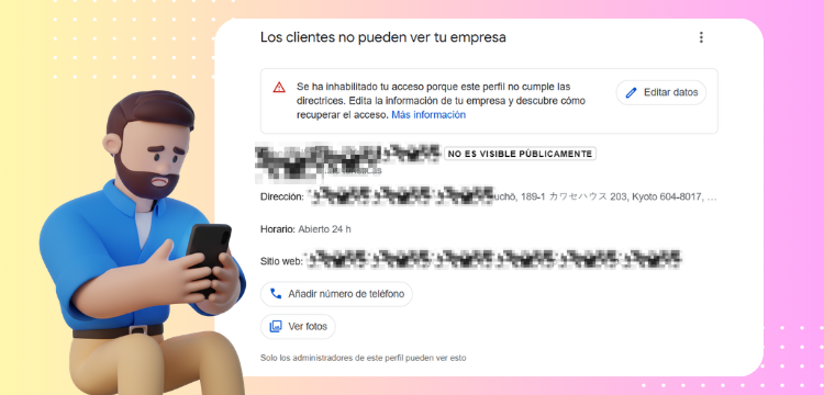 4. Mi negocio no aparece en Google Maps
