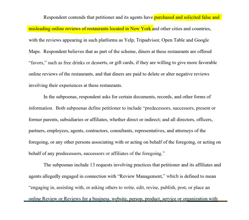 Google, reseñas y un email que ha asustado a medio Nueva York