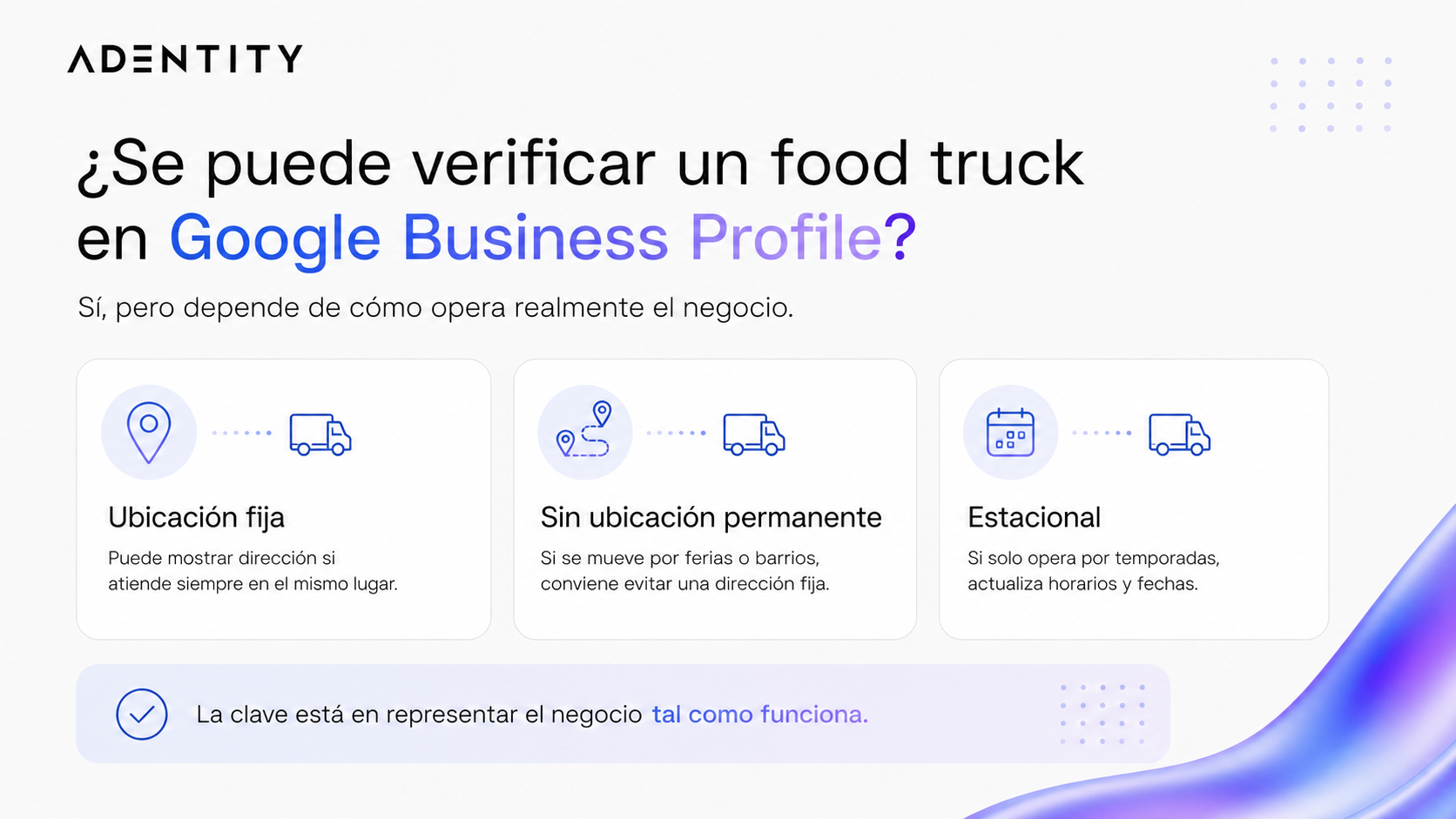 ¿Se puede verificar un food truck en Google My Business?