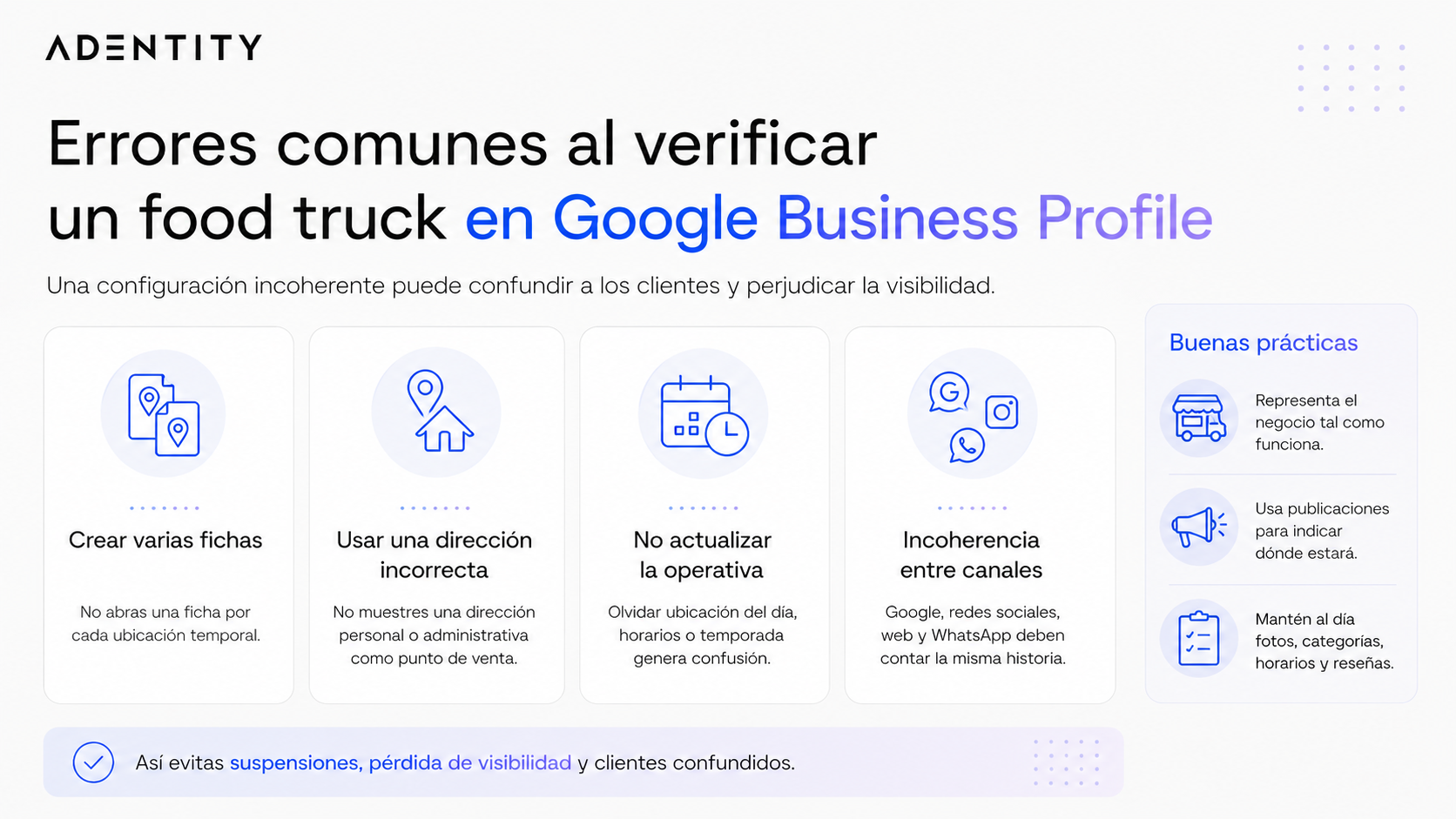 ¿Se puede verificar un food truck en Google My Business?